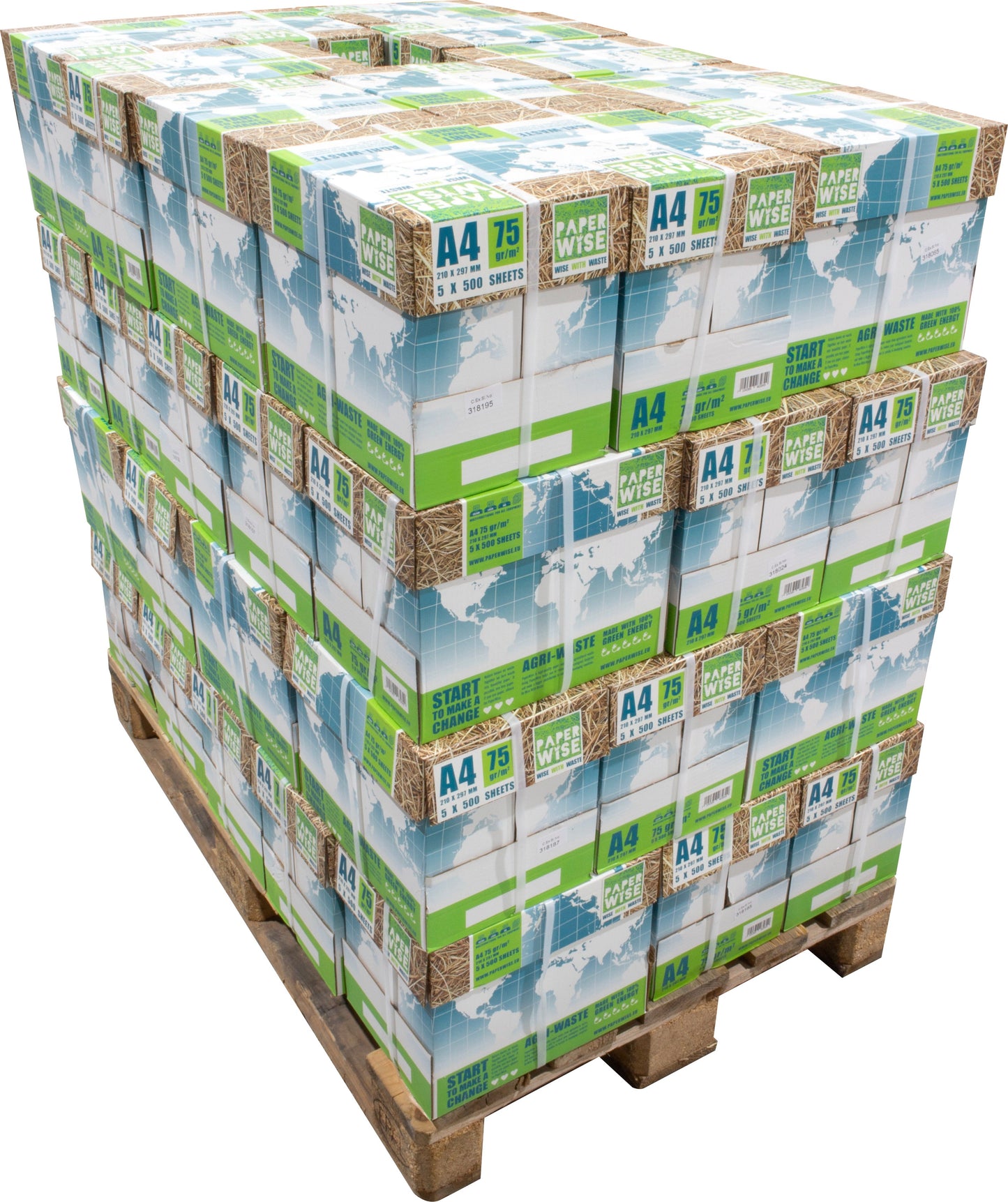 Paperwise Kopieer- en printerpapier A4 75 grams wit - Pallet met 48 dozen.-Nextsupplies